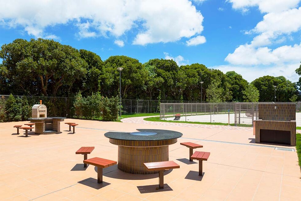 BBQスペース（2022年7月撮影）