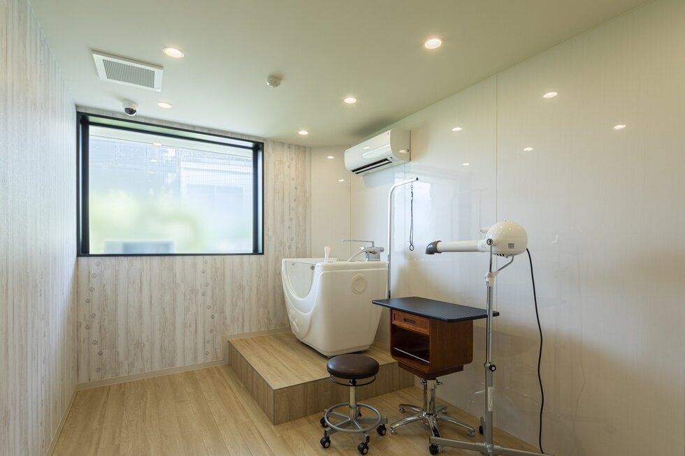 トリミングルーム（2022年7月撮影）