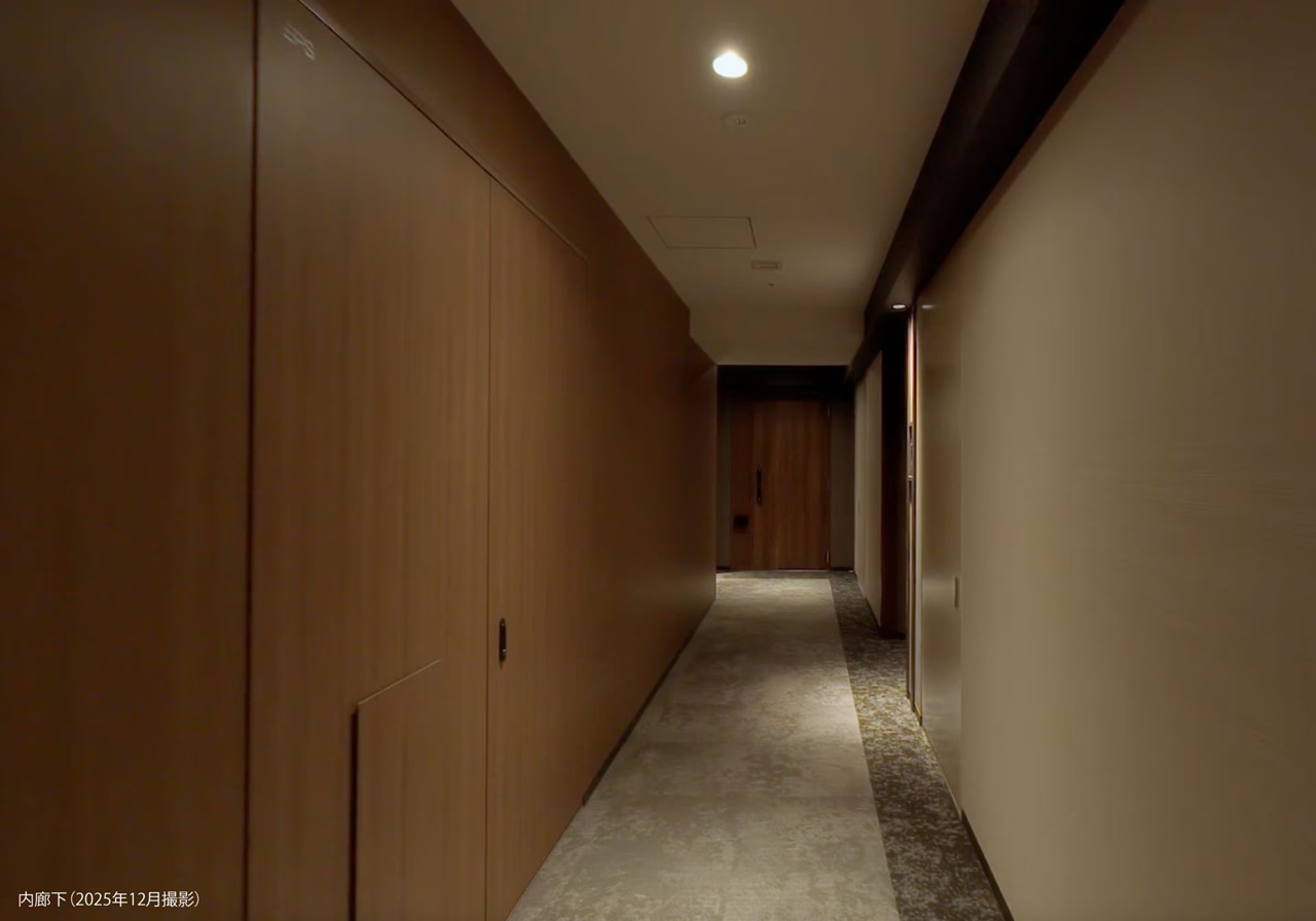内廊下（2025年12月撮影）