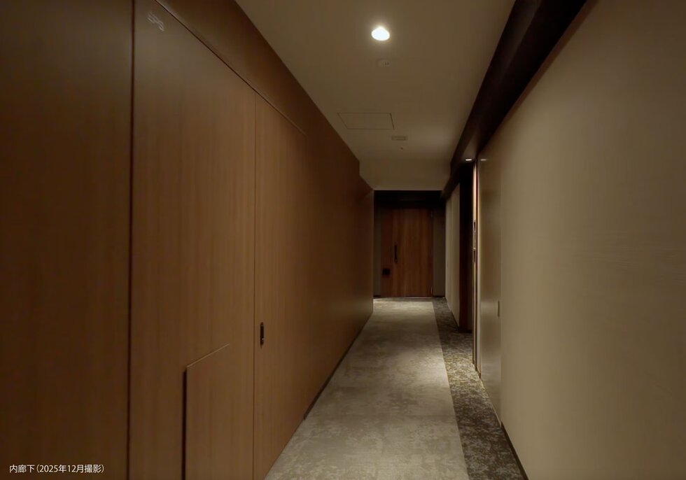 内廊下（2025年12月撮影）