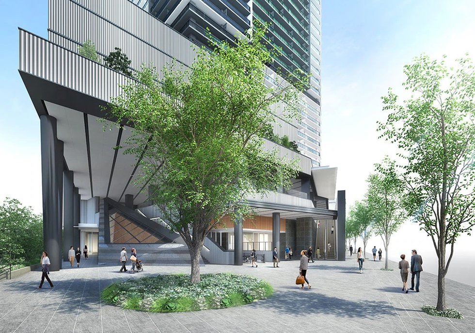 ウェルカムガーデン(地区広場)完成予想図