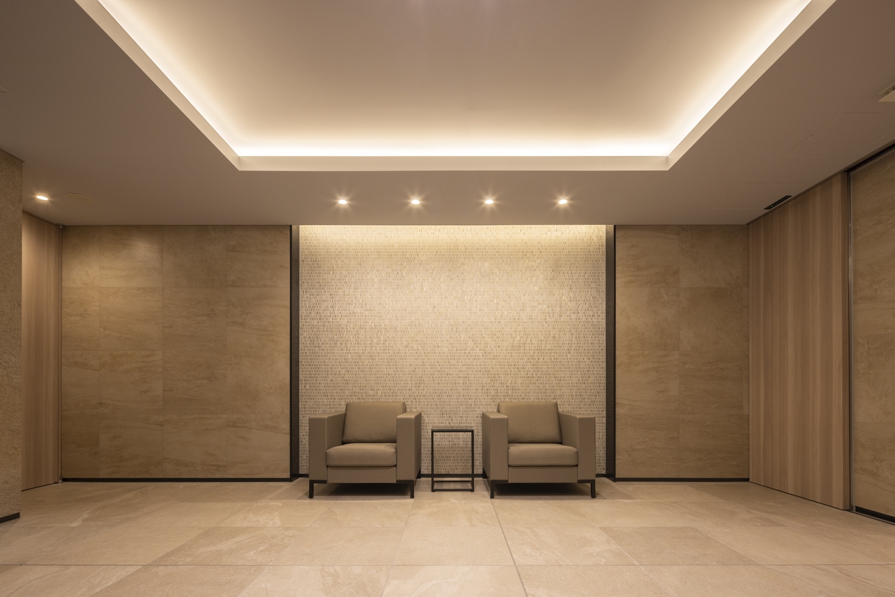 エントランスホール(竣工写真)