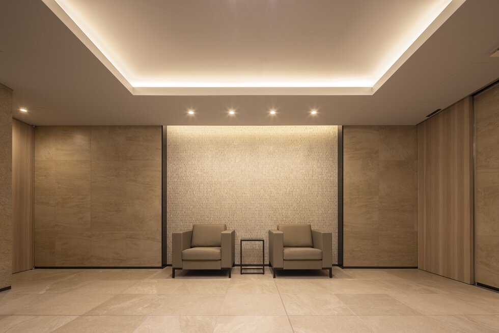 エントランスホール(竣工写真)