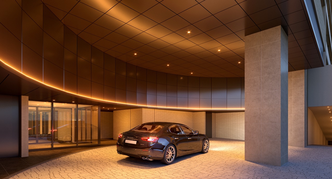 コーチエントランス完成CG