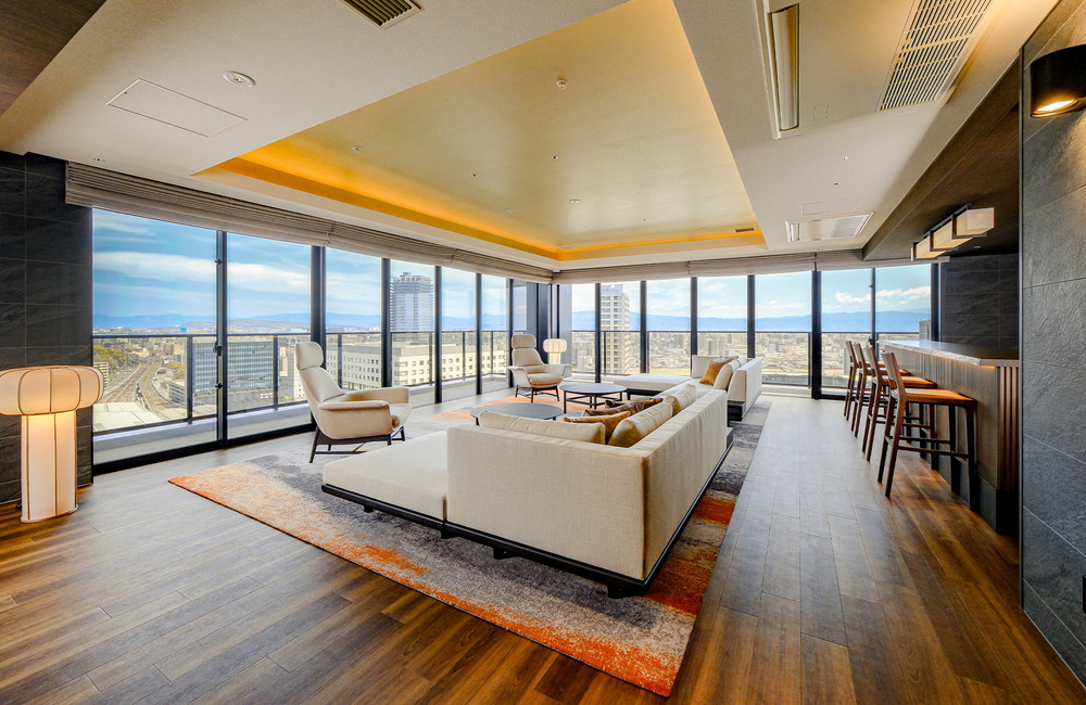 竣工写真：スカイラウンジ