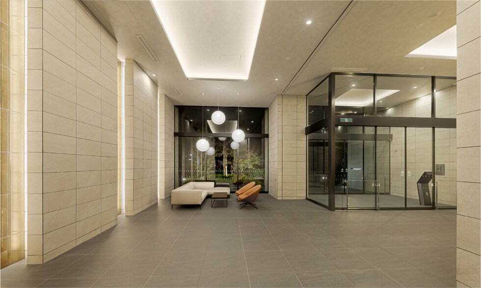 エントランスホール竣工写真