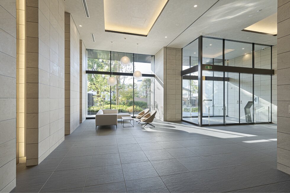 エントランスホール竣工写真