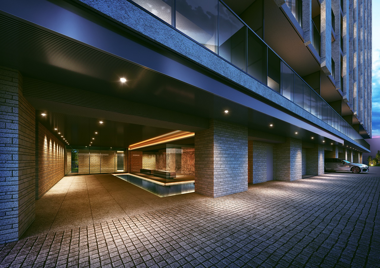 エントランスアプローチ完成予想図