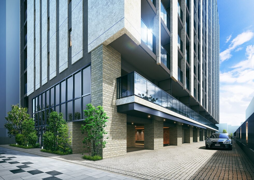 エントランスアプローチ完成予想図