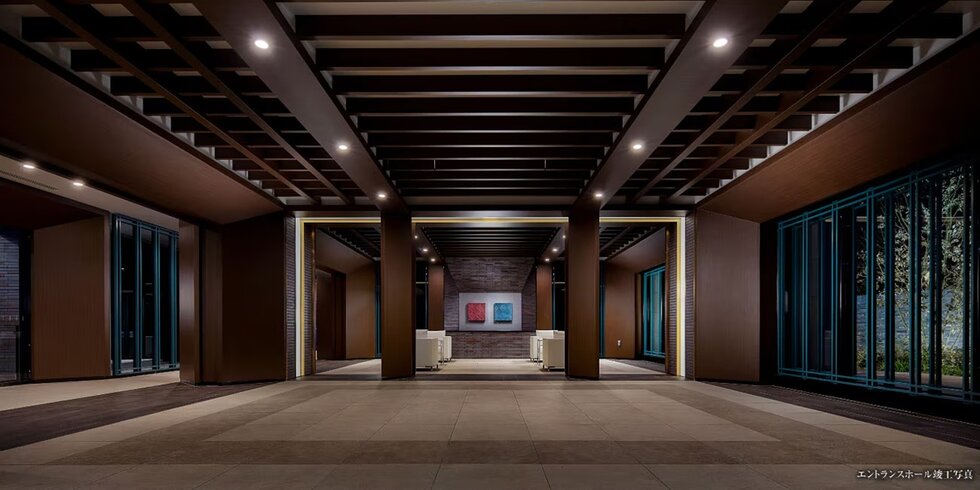 エントランスホール竣工写真