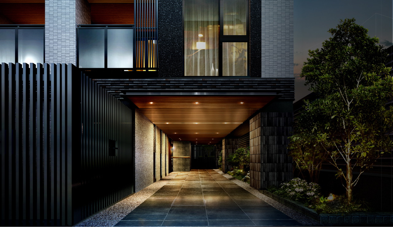 エントランスアプローチ完成予想CG