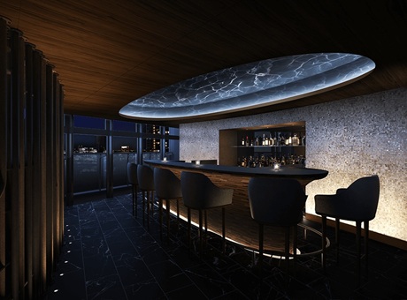 スカイラウンジ（バーカウンター）完成予想CG