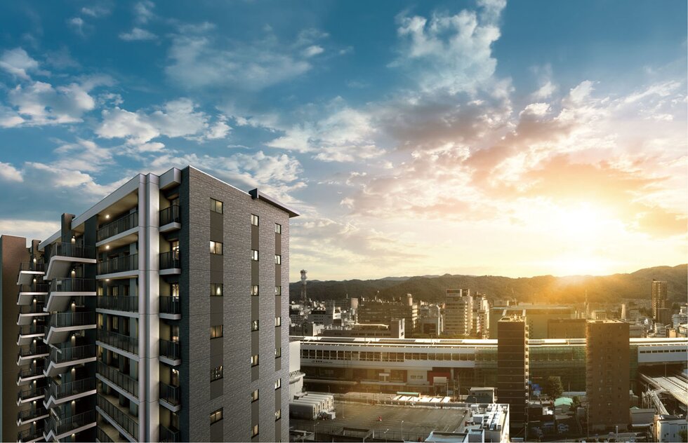 眺望合成外観完成予想CG