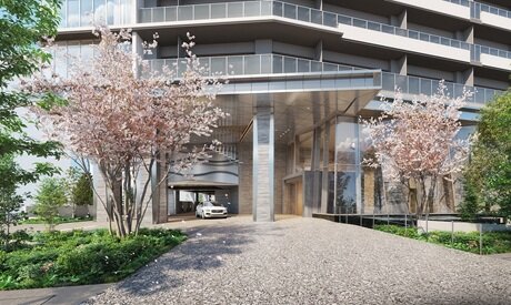 メインエントランスアプローチ完成予想CG