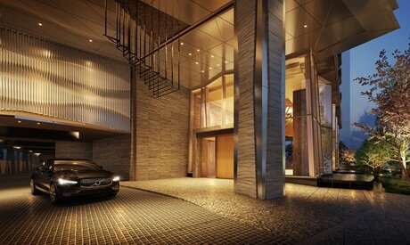 車寄せ完成予想CG