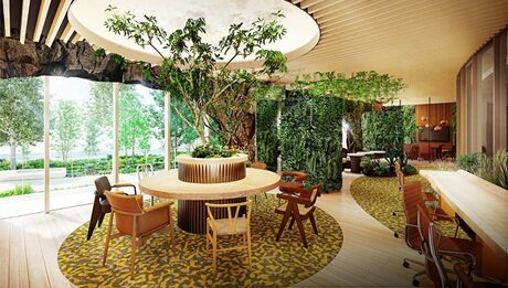 ワークラウンジ完成予想CG