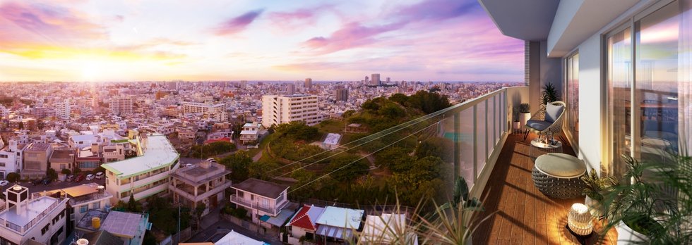 眺望合成外観完成予想CG