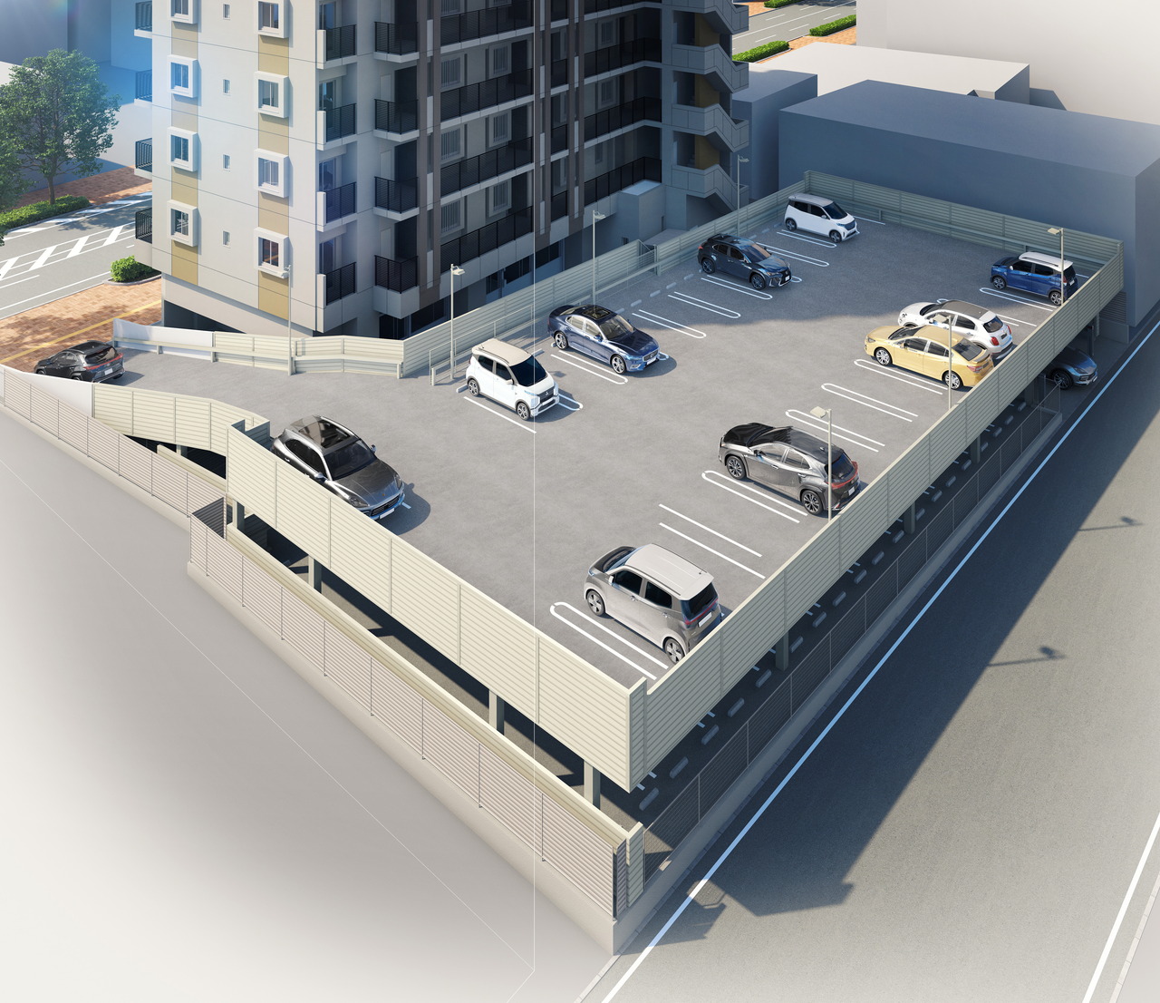 駐車場完成予想CG