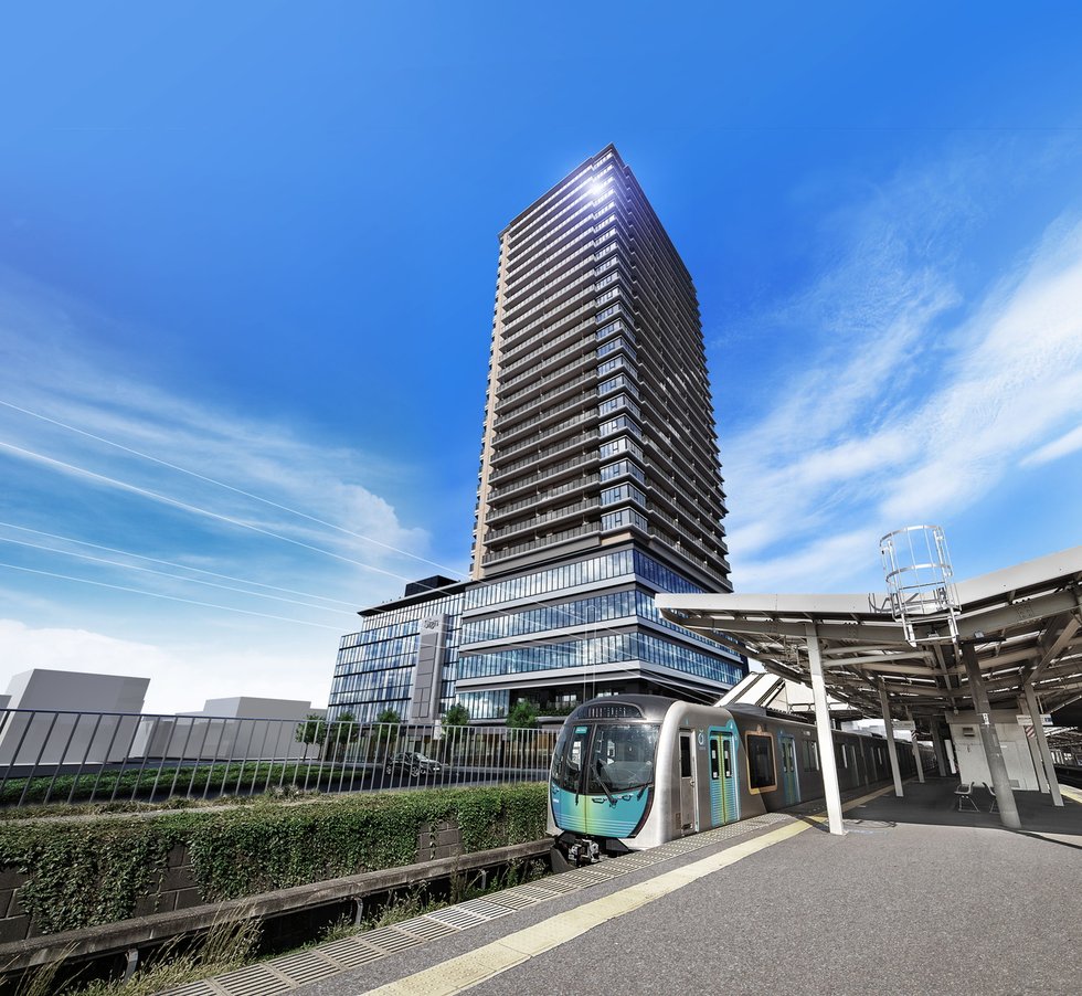 駅合成完成予想CG