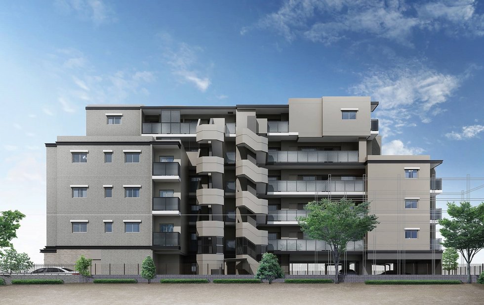 外観完成予想CG(NORTH SIDE)