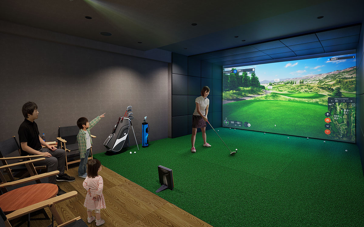 ゴルフラウンジ完成予想図
