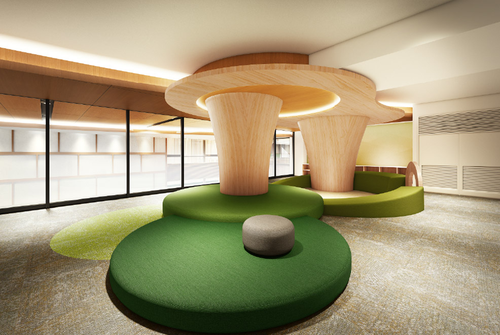 キッズルーム（4階）完成予想図※1工区