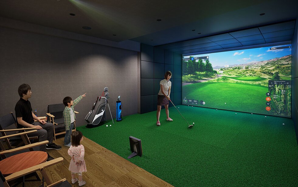 ゴルフラウンジ完成予想図