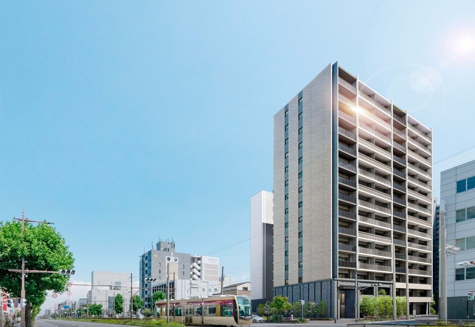 外観完成予想CG(紀州街道)