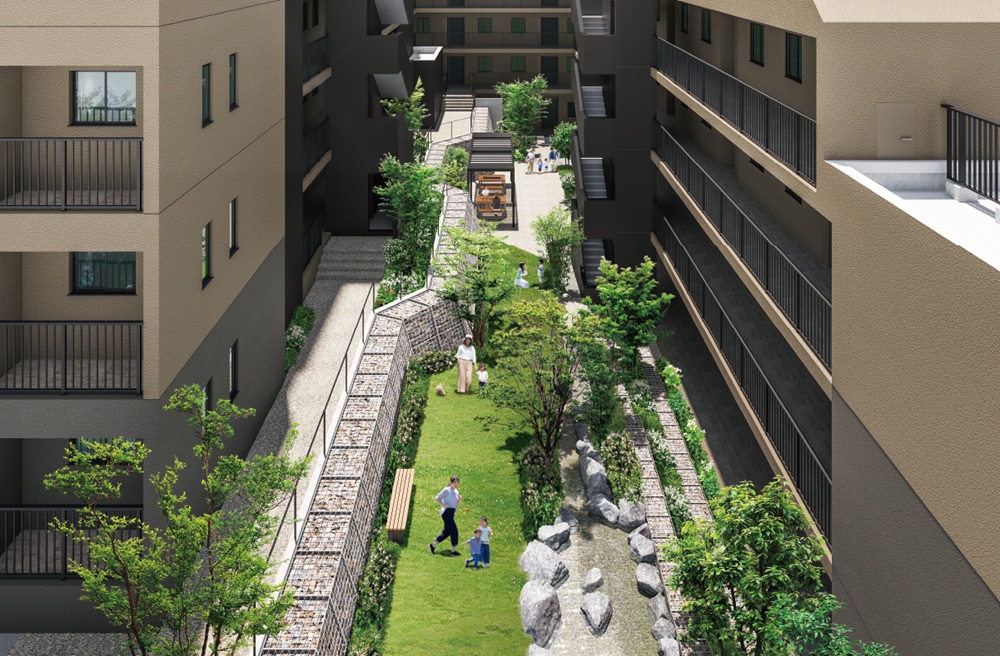 パティオ（中庭）完成予想CG