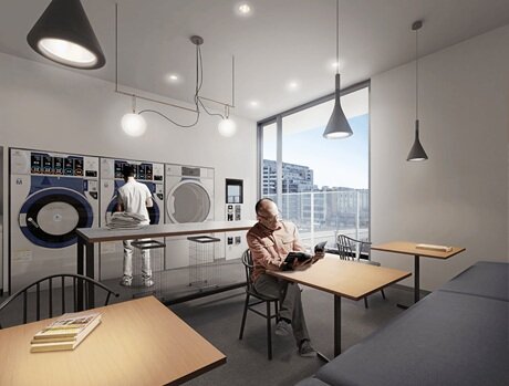 ランドリーラウンジ完成予想CG