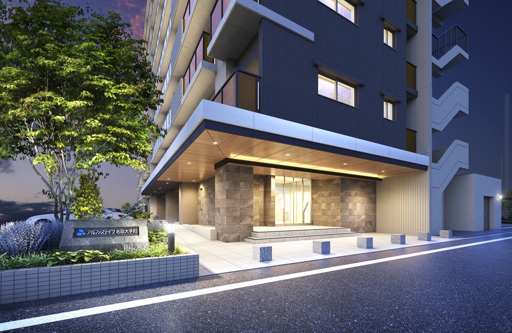 エントランスアプローチ完成予想図