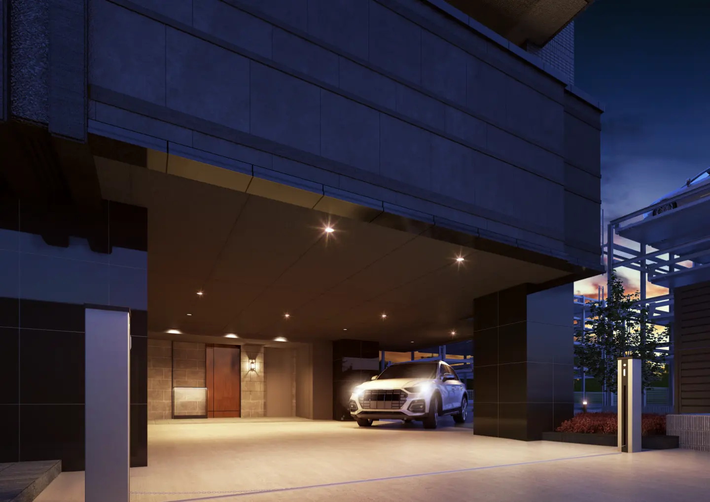 サブエントランス完成図