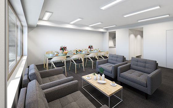 COMMUNITY ROOM完成予想CG