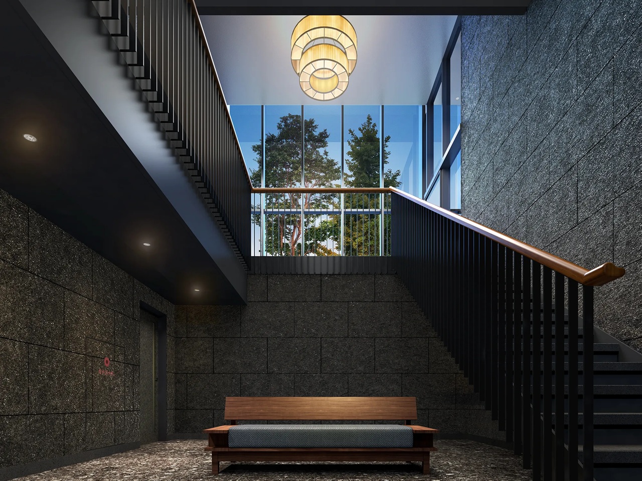 エントランスホール・オーナーラウンジ完成予想CG