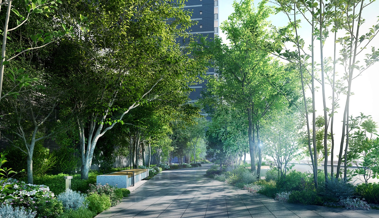 プロムナード完成予想CG