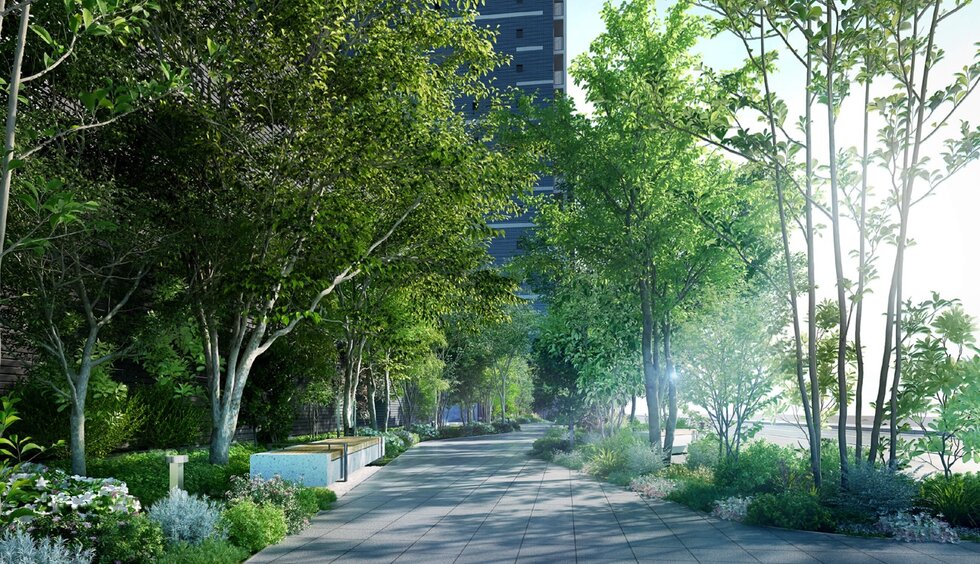 プロムナード完成予想CG