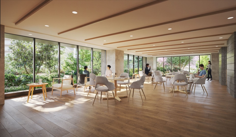 カフェラウンジ完成予想CG