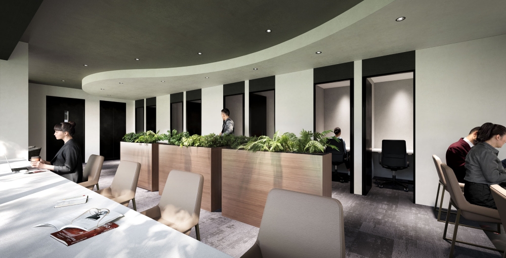 ワークラウンジ完成予想CG