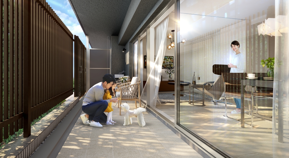 テラス完成予想CG