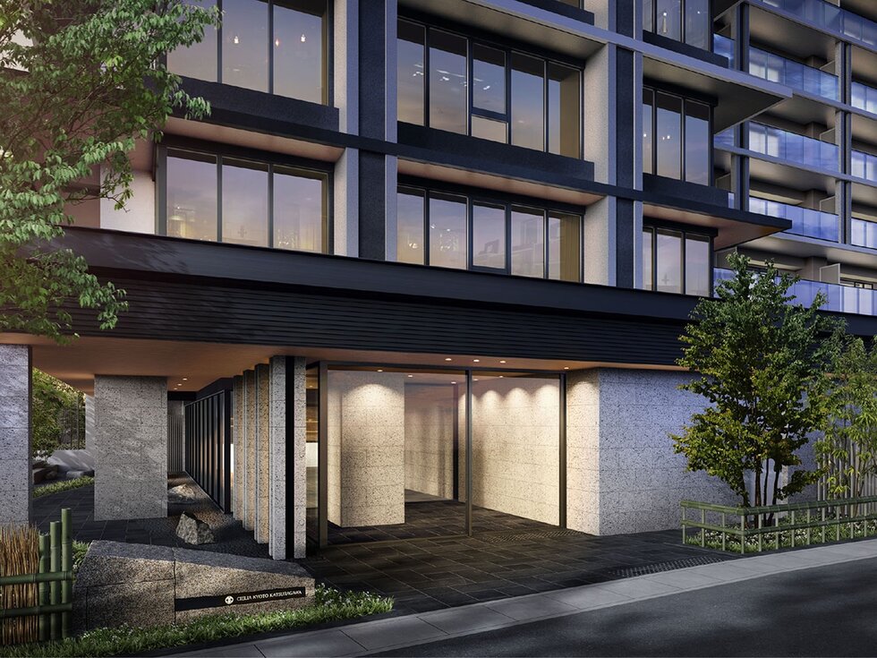 エントランスアプローチ完成予想図