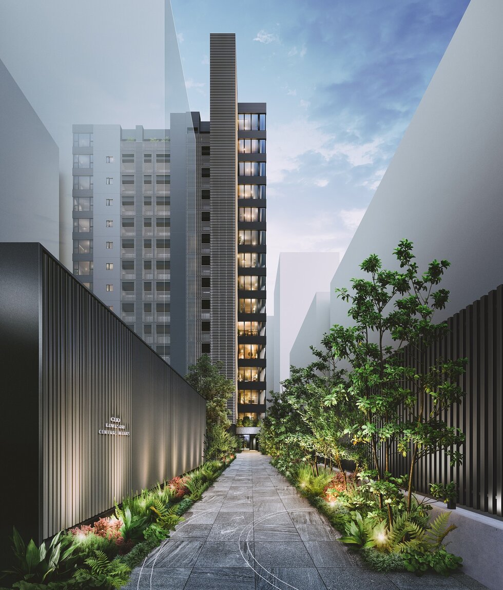 エントランスアプローチ完成予想図