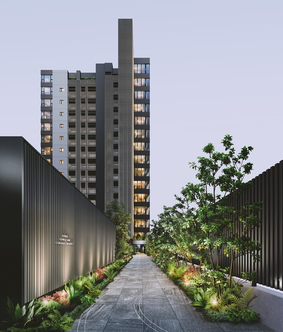 エントランスアプローチ完成予想図