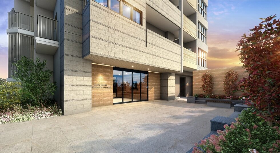 エントランスアプローチ完成予想図