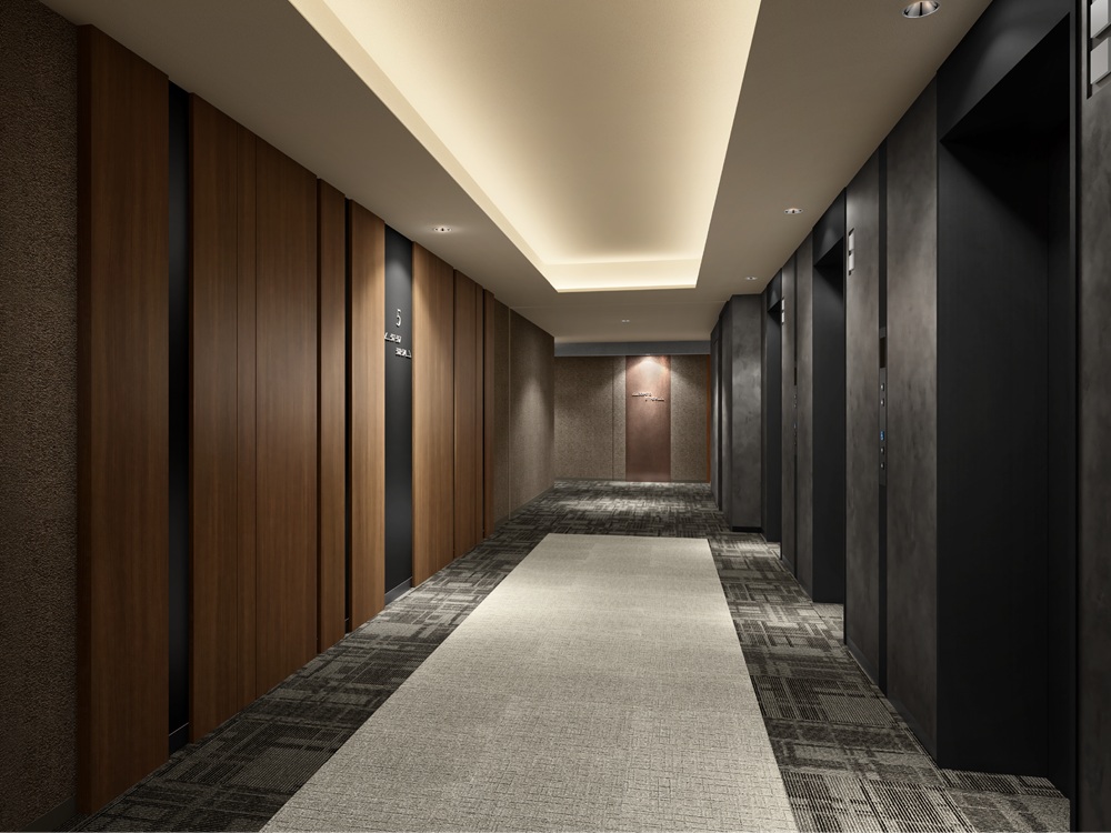 エレベーターホール完成予想図