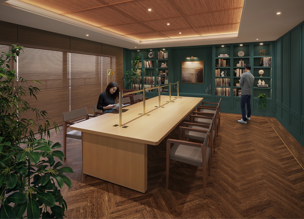 ライブラリーラウンジ（集会室）完成予想図