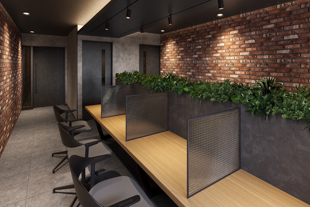 テレワークラウンジ完成予想図