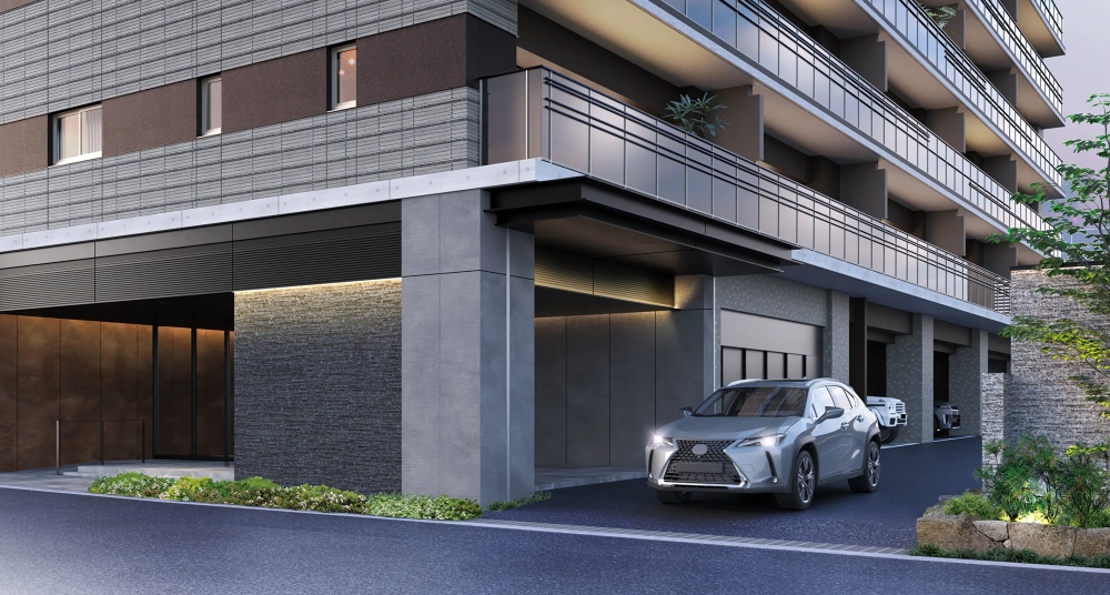 エントランスアプローチ完成予想図