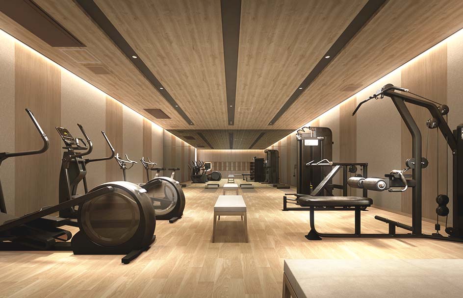 フィットネスルーム完成予想図