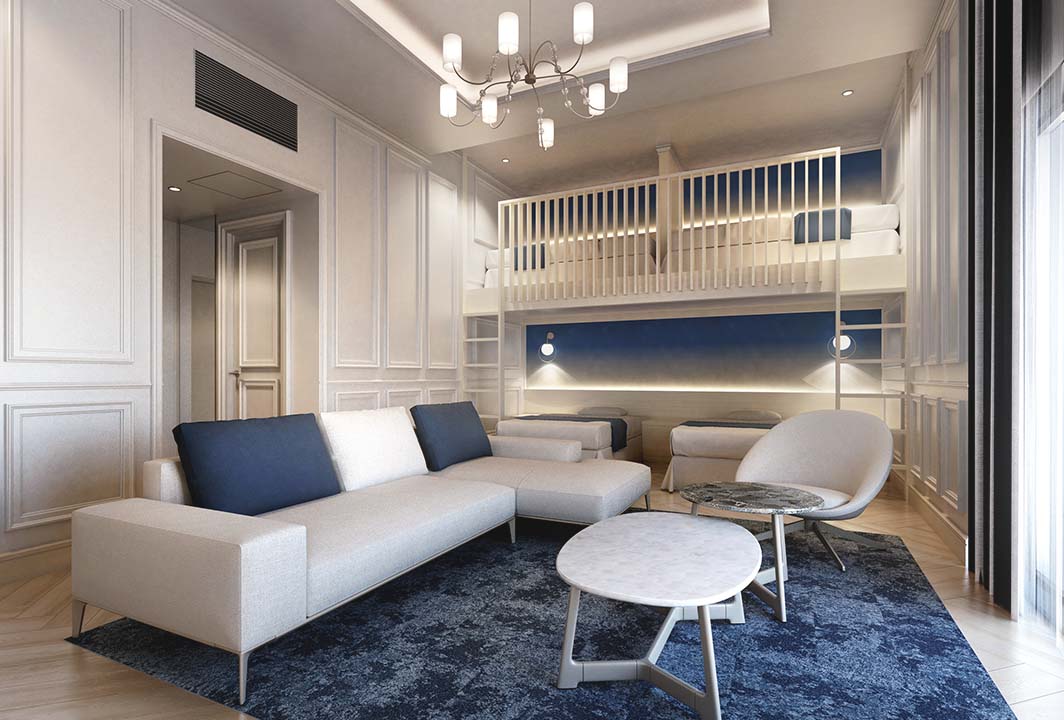 ゲストルーム〈クラシック〉完成予想図