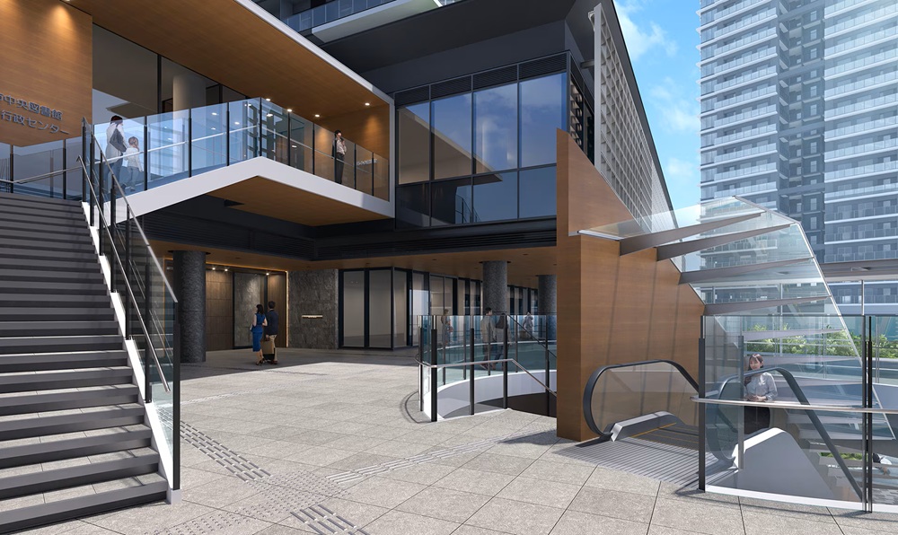 2階デッキ完成予想図